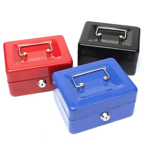 mini metal cash box|small lockable cash box.